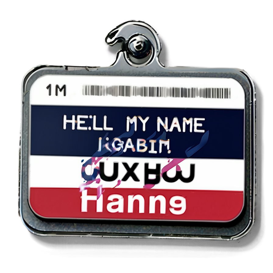 Hello My Name Is Meeting Badge Png Uwl PNG