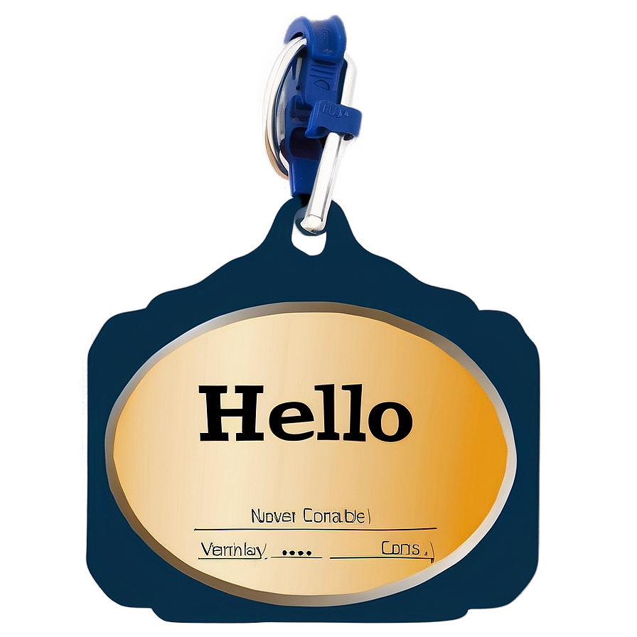 Hello My Name Is Workshop Name Tag Png Cjg57 PNG