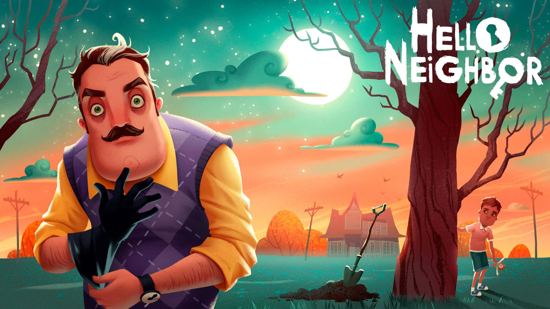 Get ready for an adventure in Hello Neighbor Wallpaper