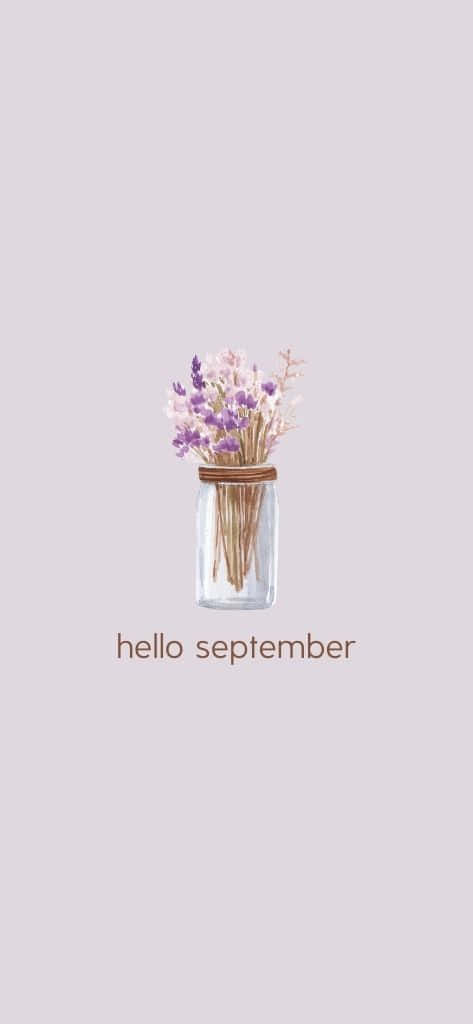 Hallo September Iphone Wallpaper Achtergrond