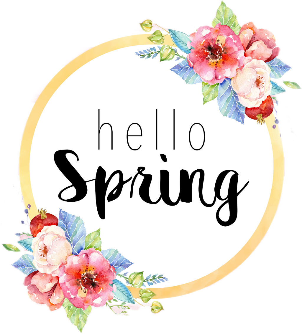 Download Hello Spring Floral Greeting | Wallpapers.com