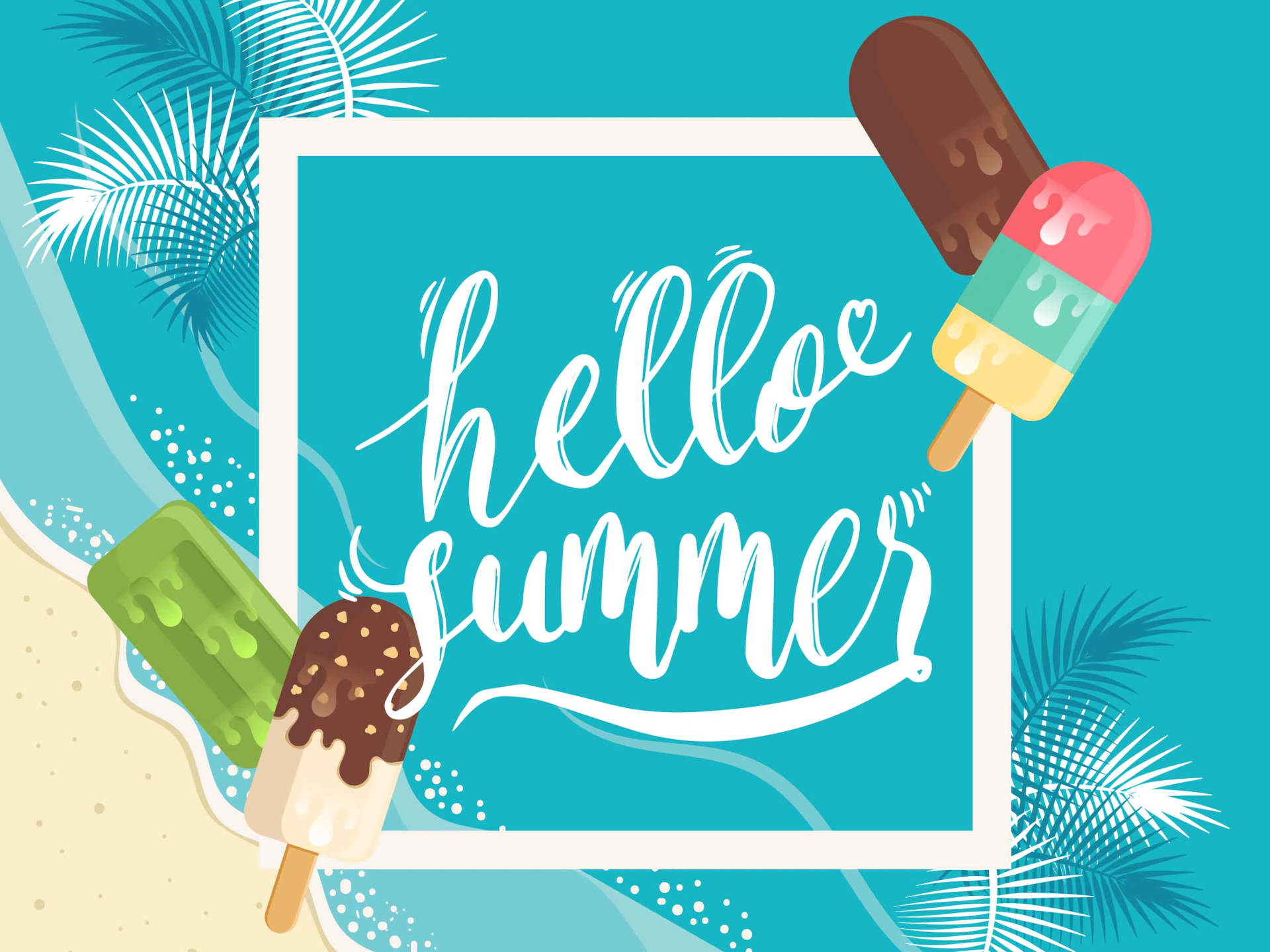 Hello Summer Desktop Wallpaper