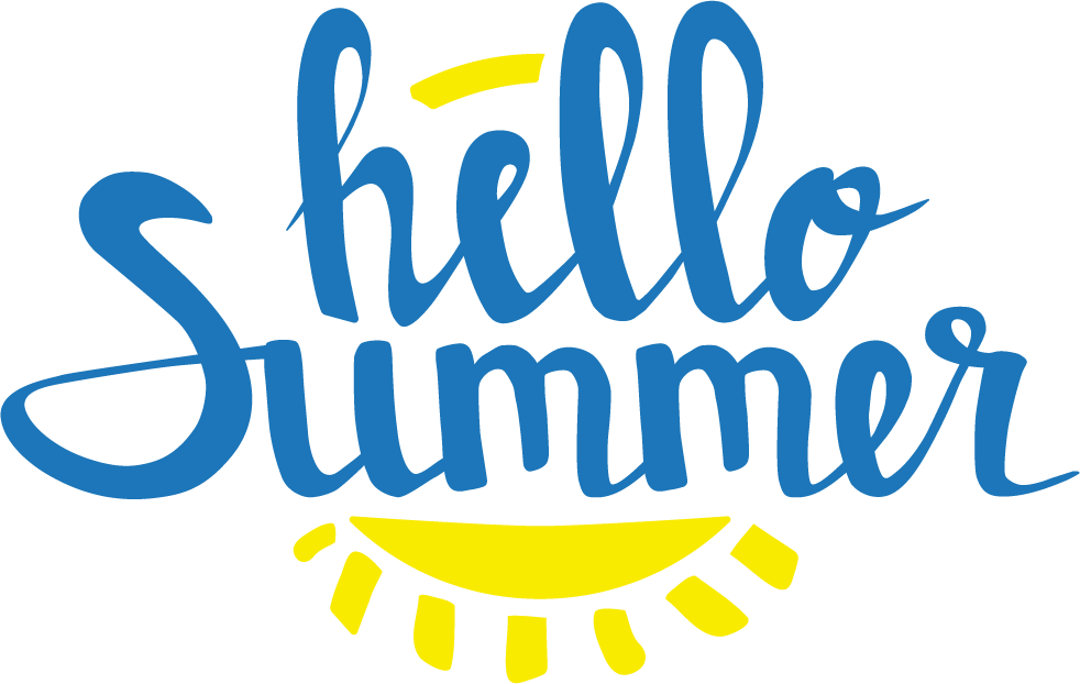Hello Summer Graphic PNG