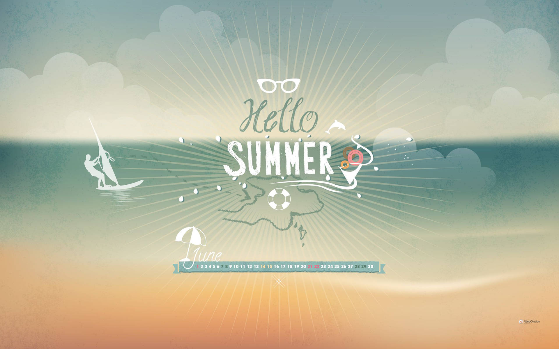 Summer has arrived! Kick off your June right with a fun outdoor activity! Wallpaper