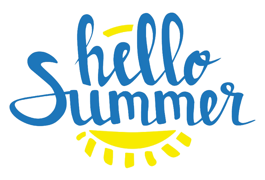 Hello Summer Sunshine Illustration PNG