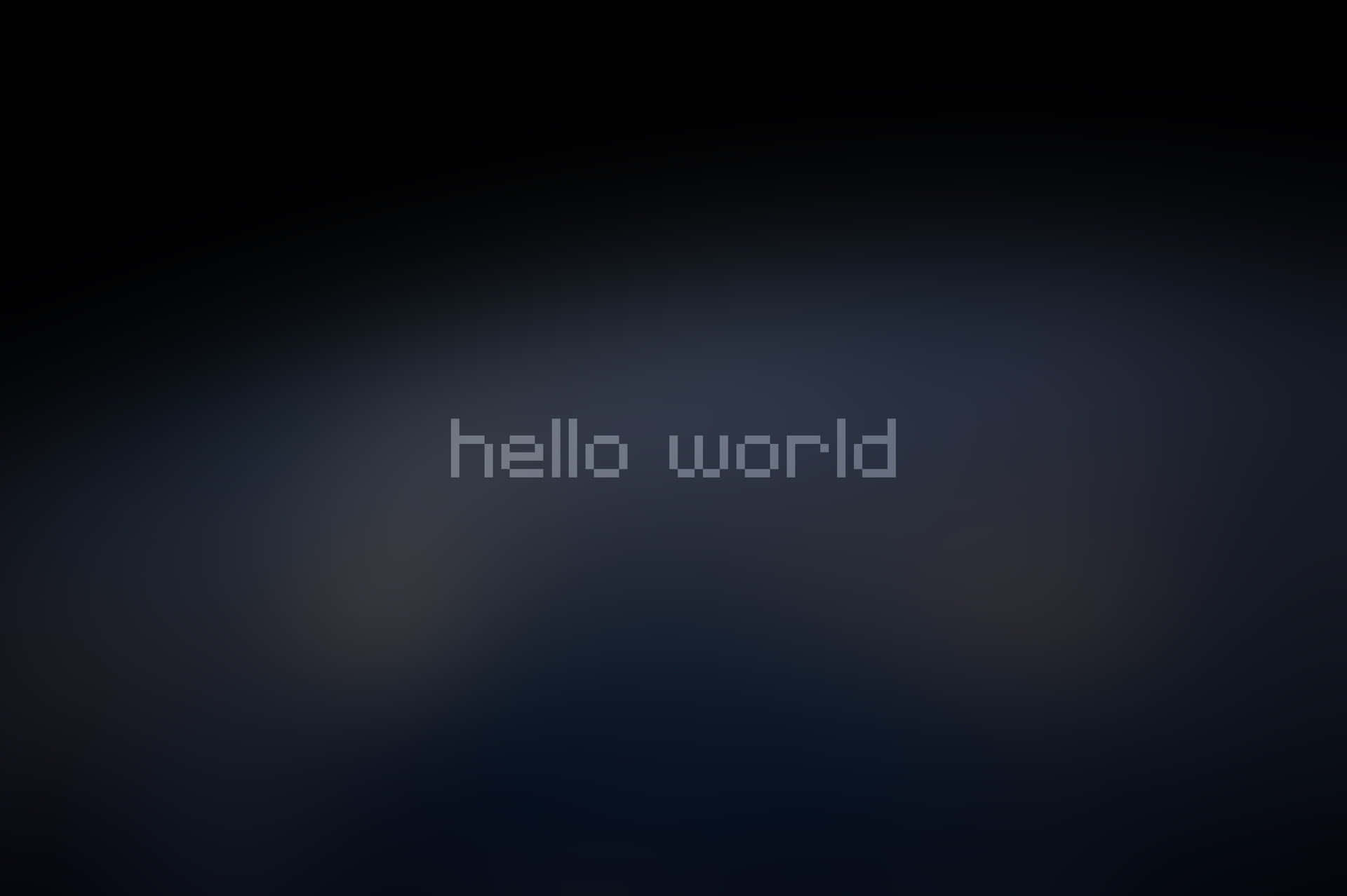 Hello World Code Background Wallpaper