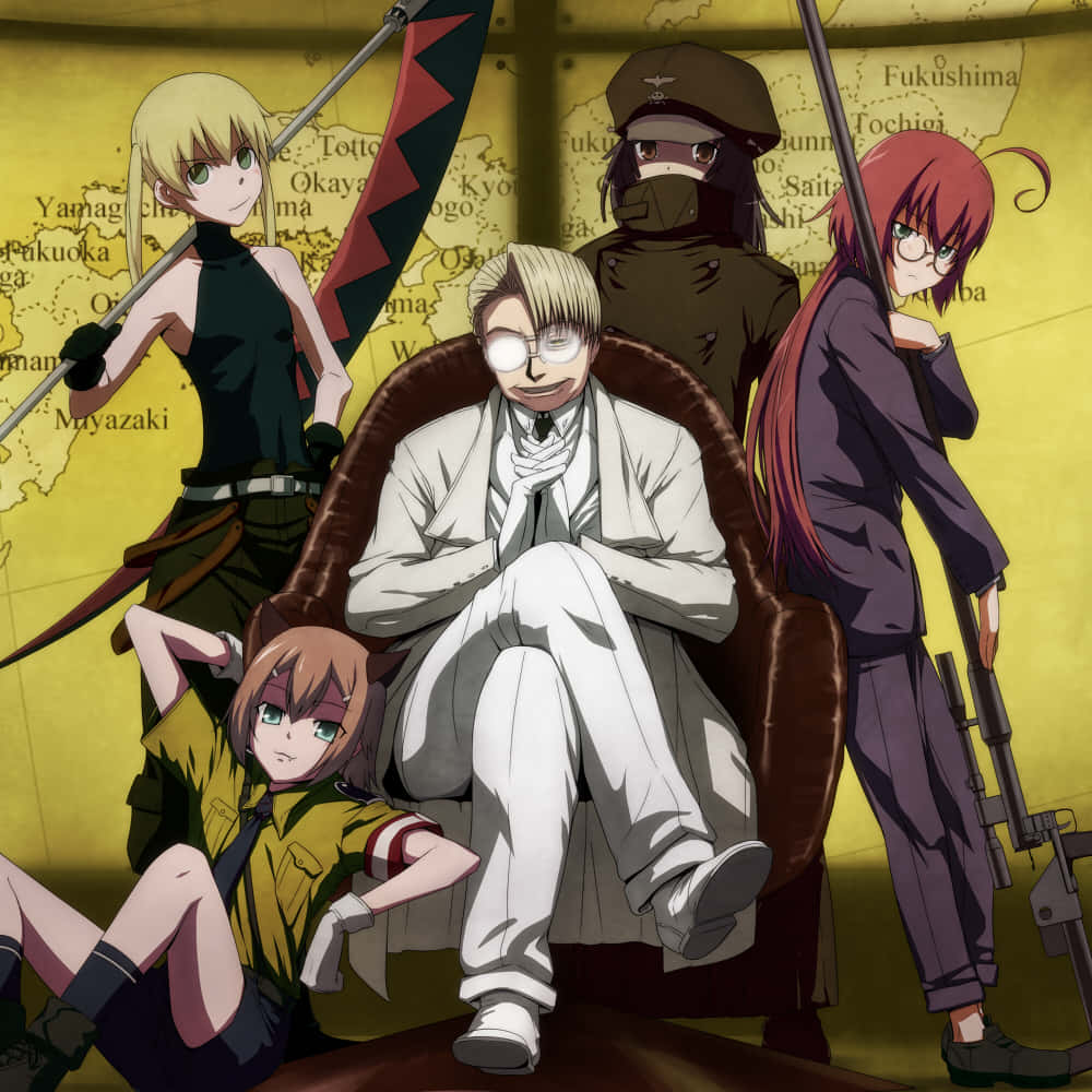 Personnages Hellsing Major Et Groupe Fond d'écran