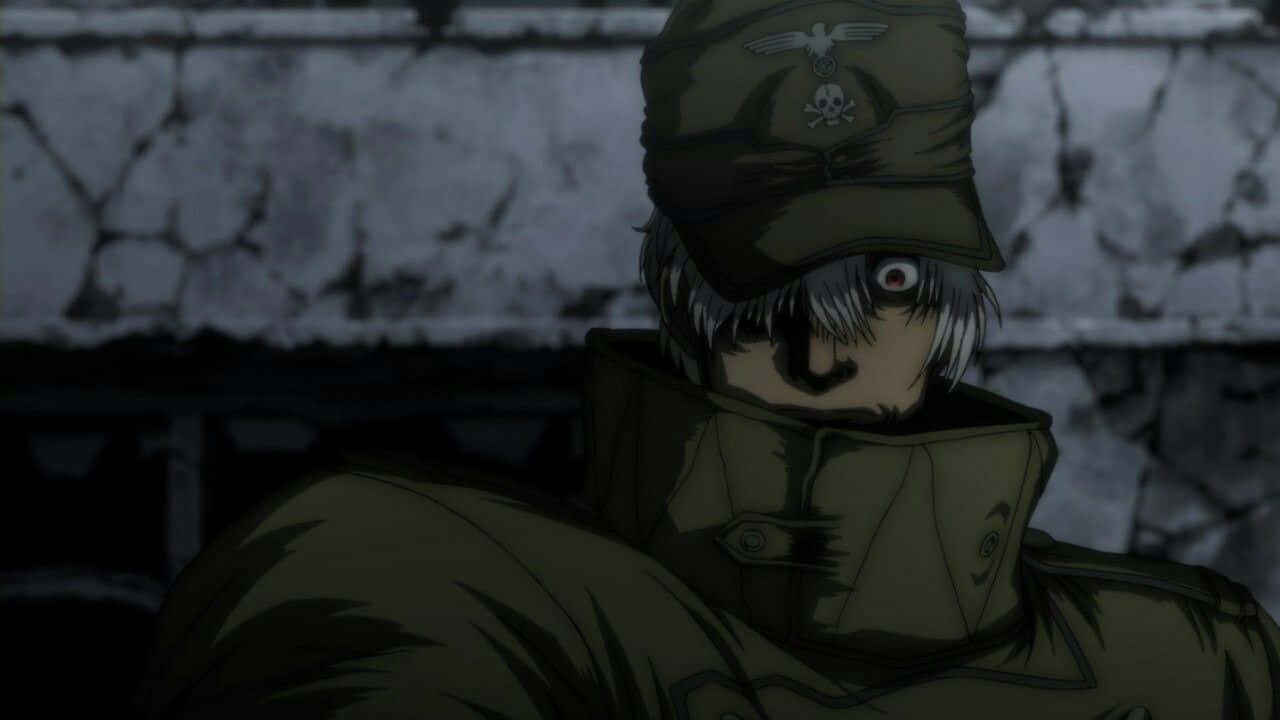 Gros Plan Sur Le Capitaine Hellsing Fond d'écran