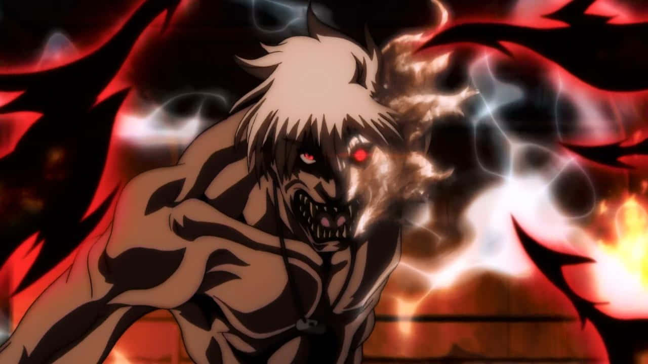 Hellsing La Transformation Du Capitaine Loup-garou Fond d'écran