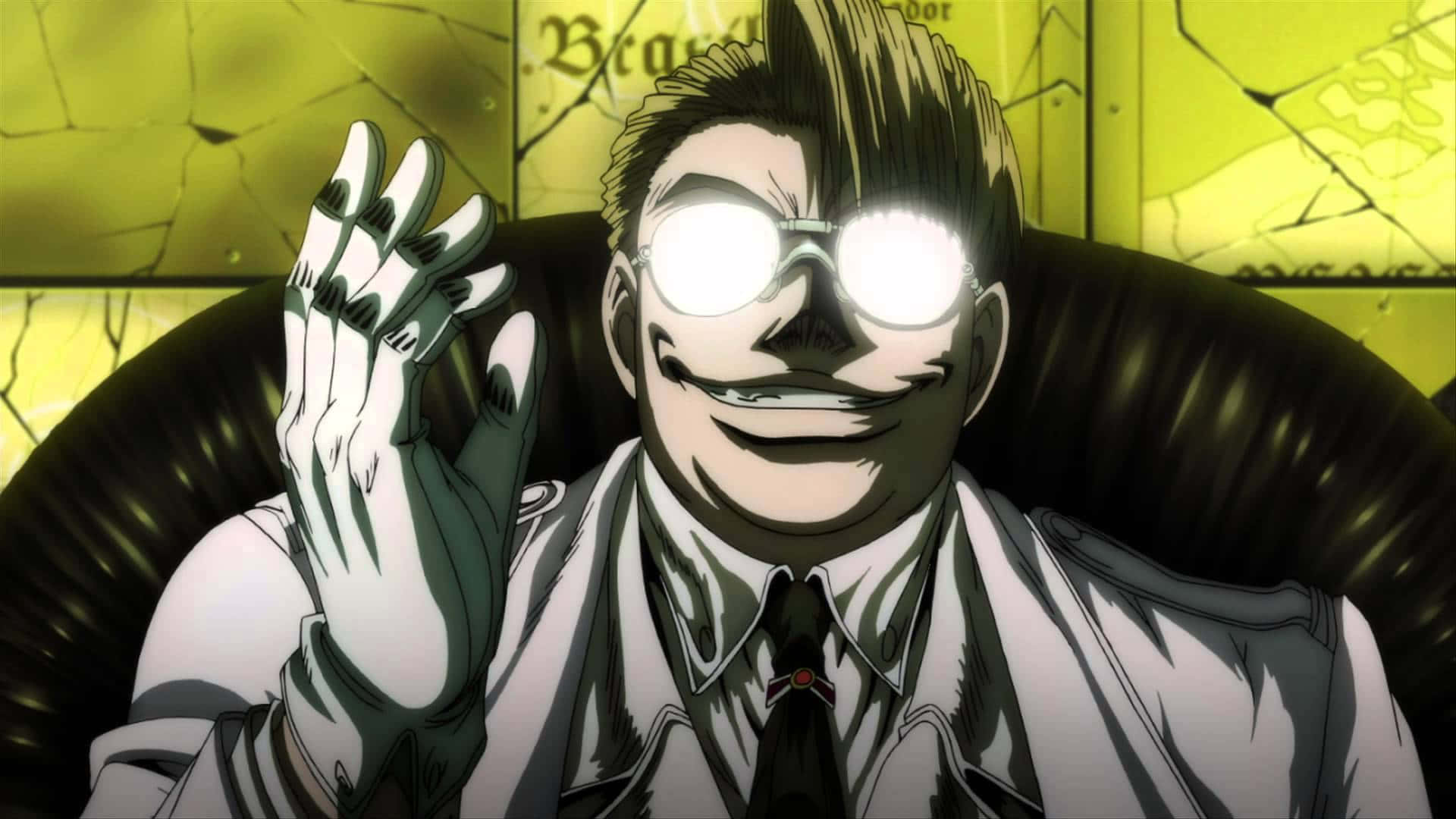 Hellsing Le Major Expression Joyeuse Fond d'écran