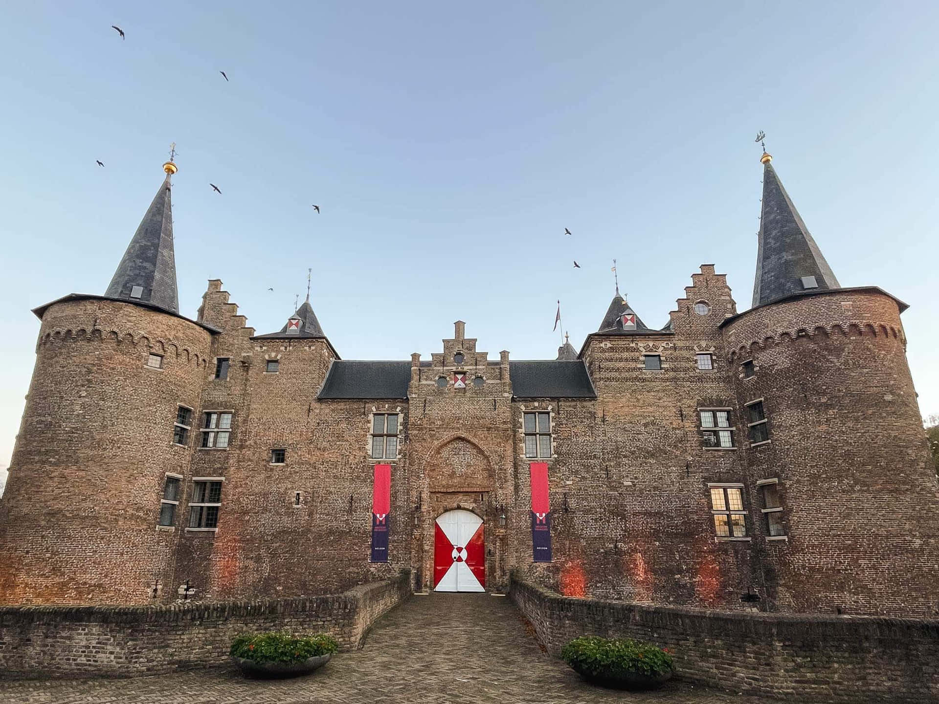 Helmond Castle Front View Wallpaper