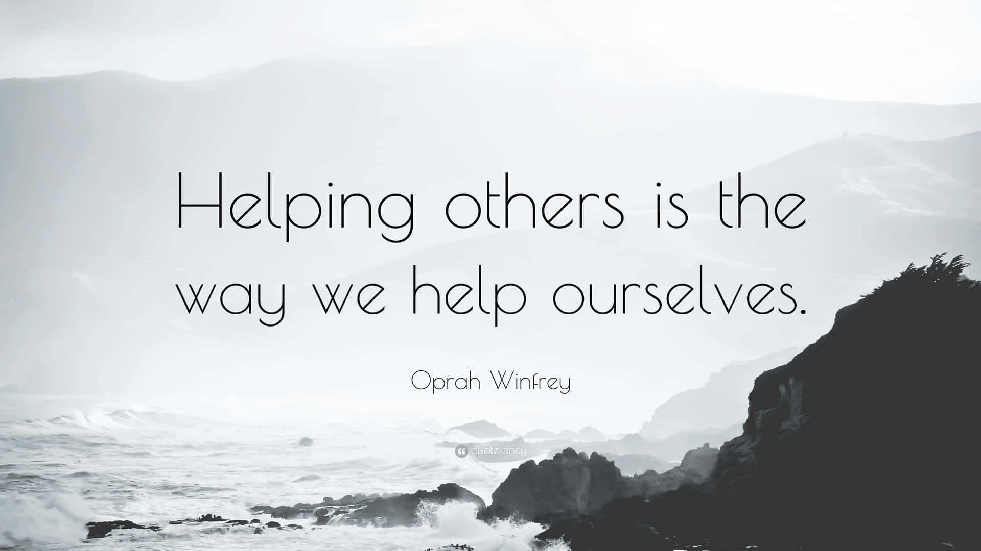 Helping Others Is The Way We Help Ourselves