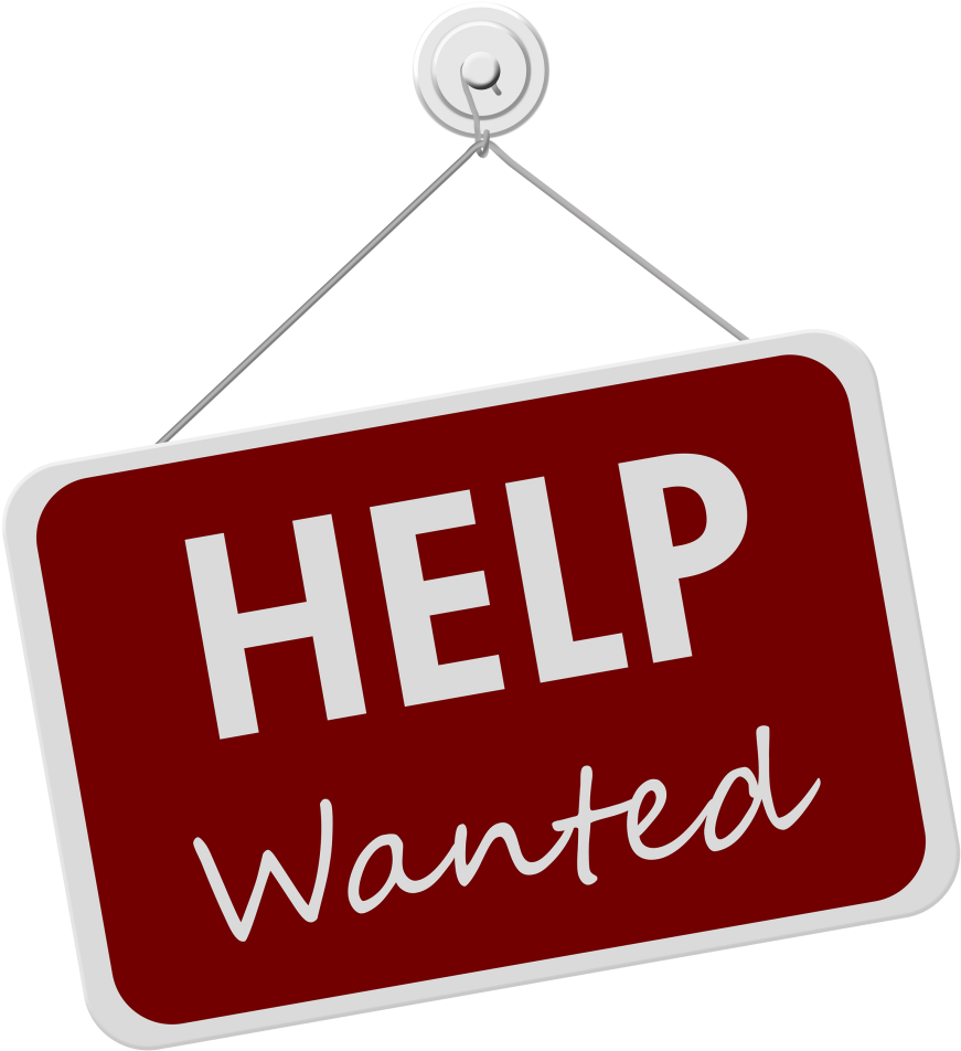 Help Wanted Sign Hanging PNG