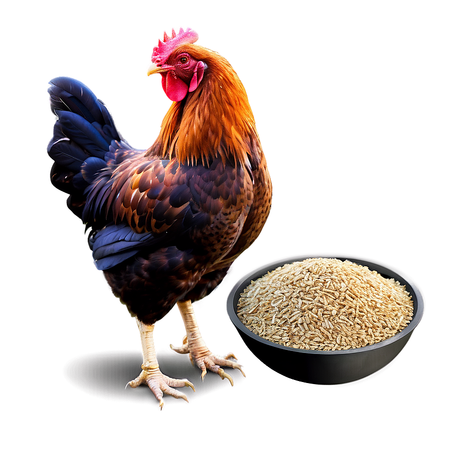 Hen With Chicken Feed Png 06202024 PNG