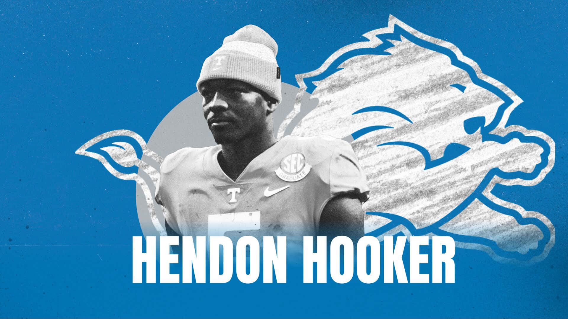 Hendon Hooker Tennessee Football Graphic Wallpaper