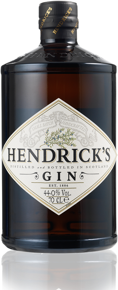 Hendricks Gin Bottle Product Image PNG