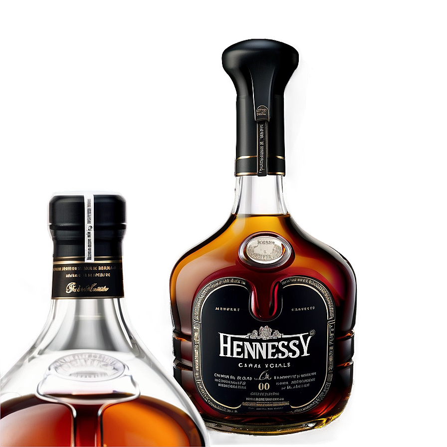 Hennessy Black Cognac Bottle Png 06122024 PNG