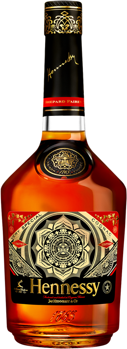 Hennessy Cognac Bottle Special Edition PNG