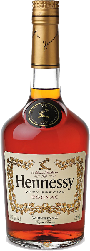 Hennessy Very Special Cognac Bottle PNG