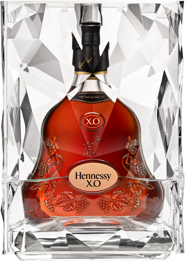 Hennessy X O Cognac Bottle PNG