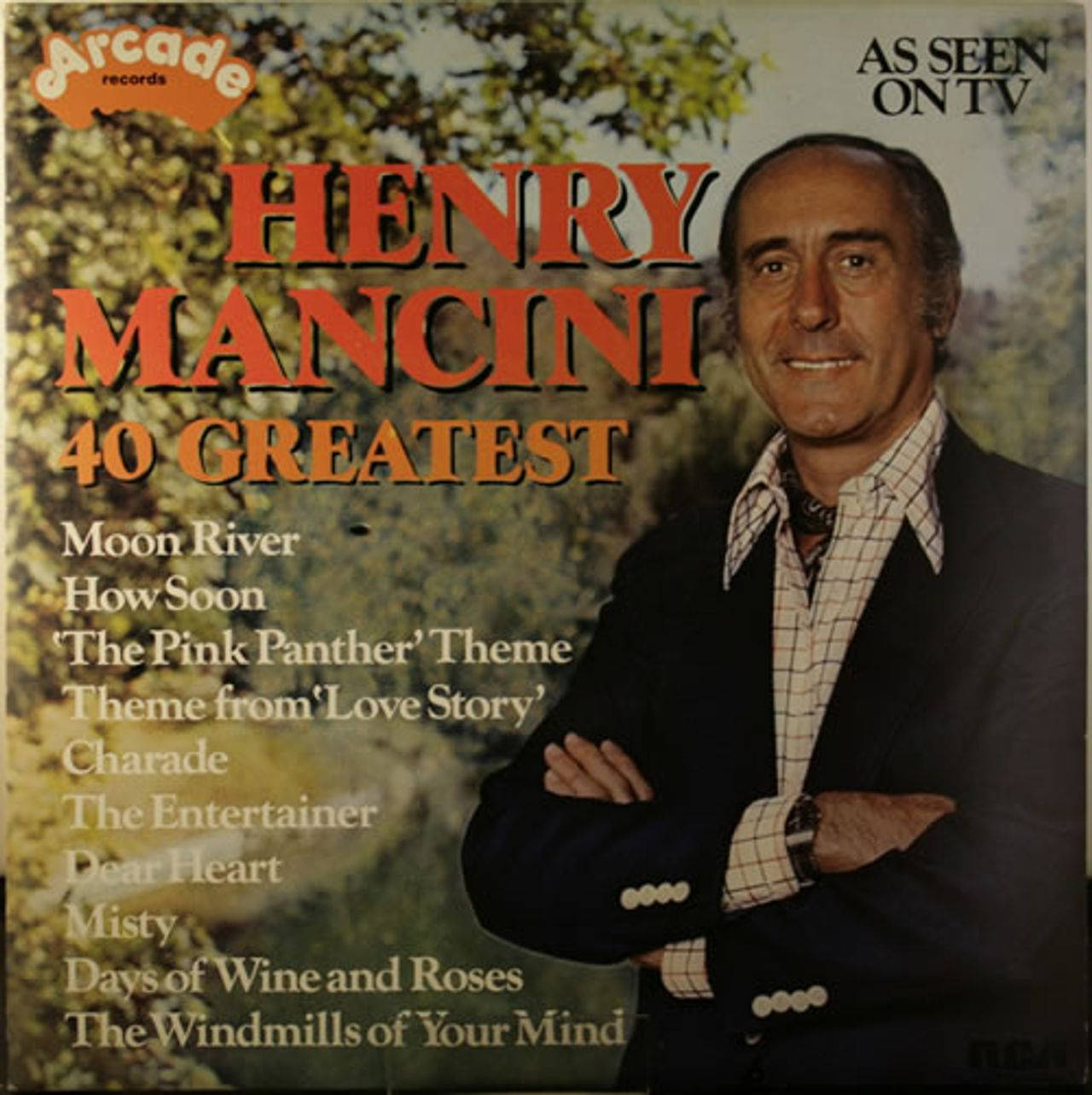 Henrymancini 40 Greatest Album Del 1976 Sfondo