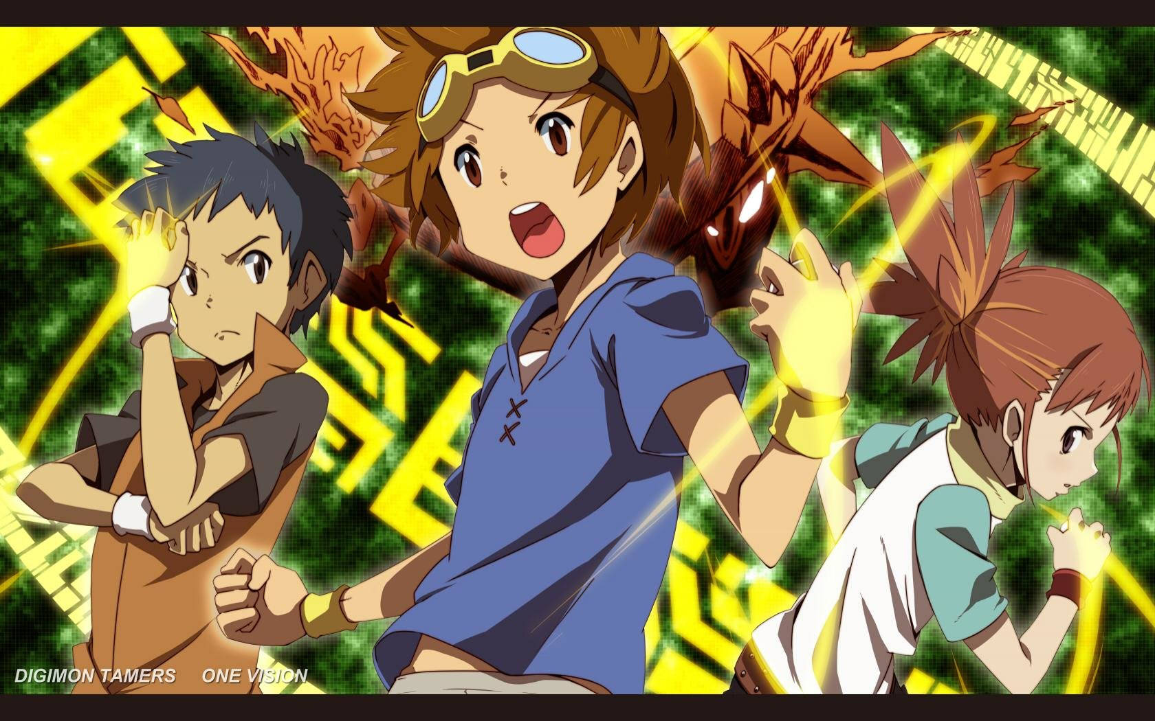 Henry Takato And Rika Digimon Wallpaper