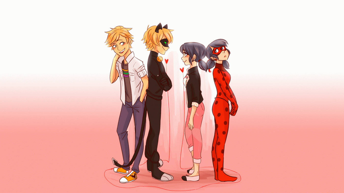Her And Civilian Ladybug And Cat Noir Picture