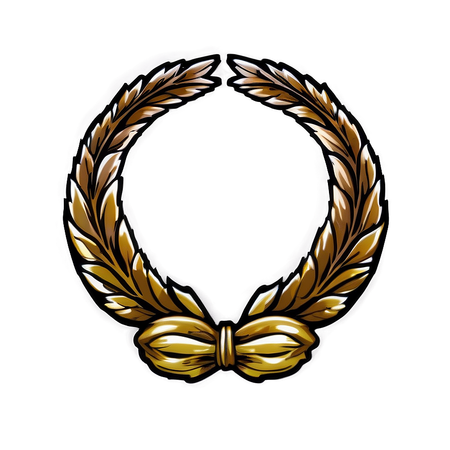 Heraldic Laurel Crest Png Gpe27 PNG