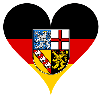 Heraldic Shieldon Heart Background PNG