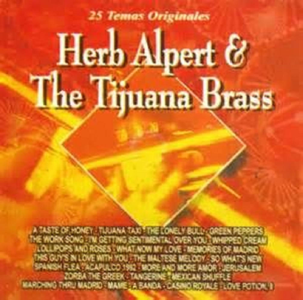 Herb Alpert Og The Tijuana Brass Vinyl Album Tapet Wallpaper