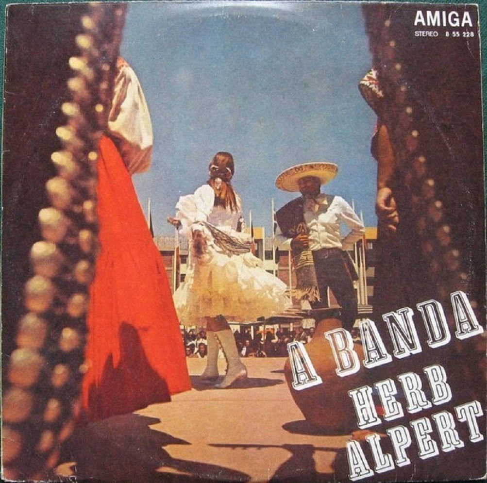 Herb Alpert og The Tijuana Brass Vinyl Record tapet Wallpaper