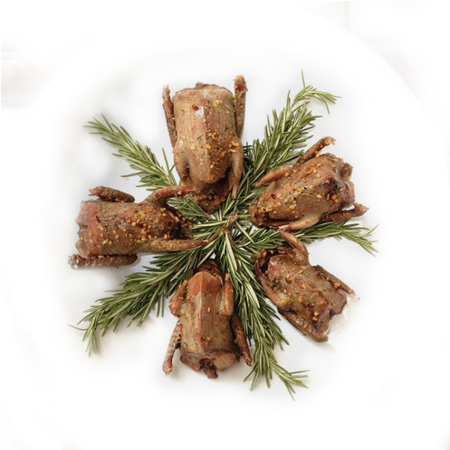 Herb Crusted Quail Platter PNG