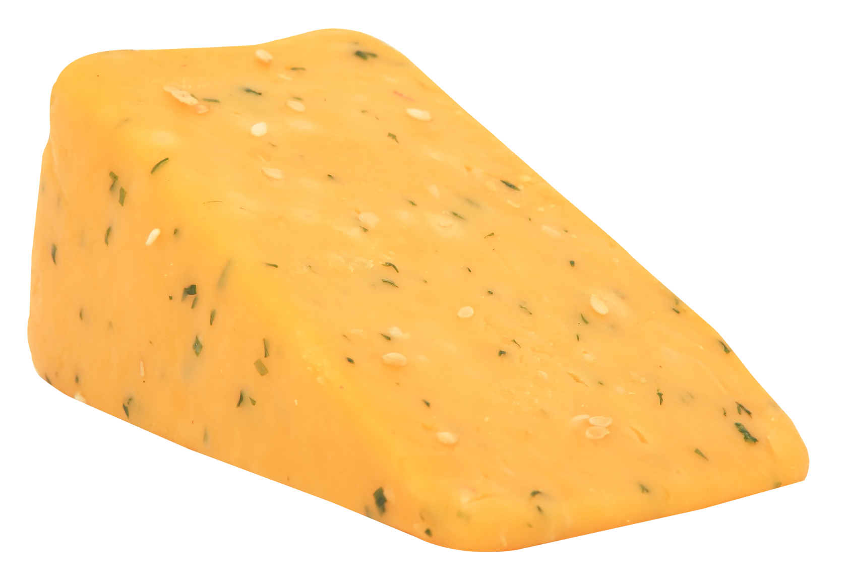 Herb Infused Cheese Wedge PNG