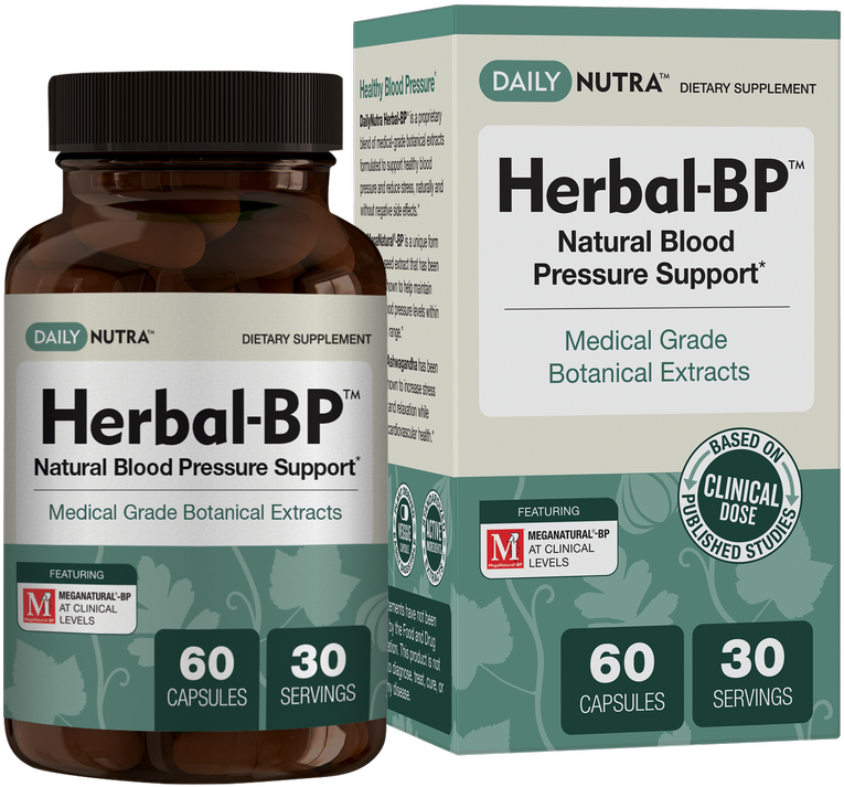 Download Herbal B P Supplement Bottleand Box | Wallpapers.com