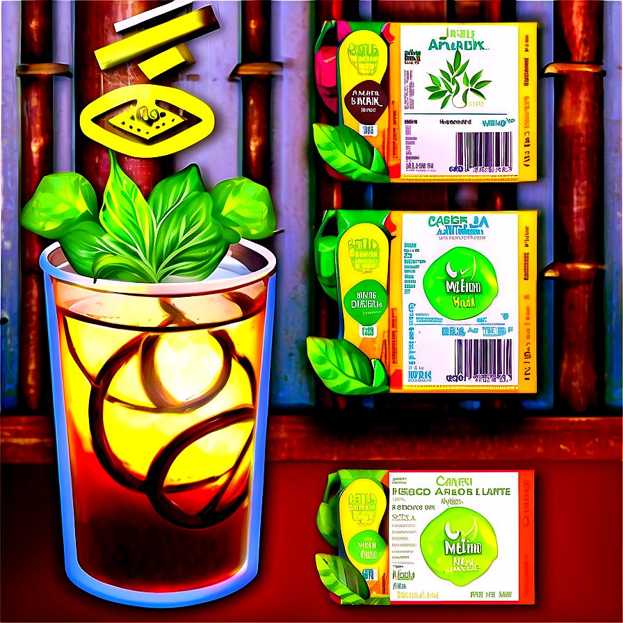 Herbal Iced Tea Mix Png 06242024 PNG