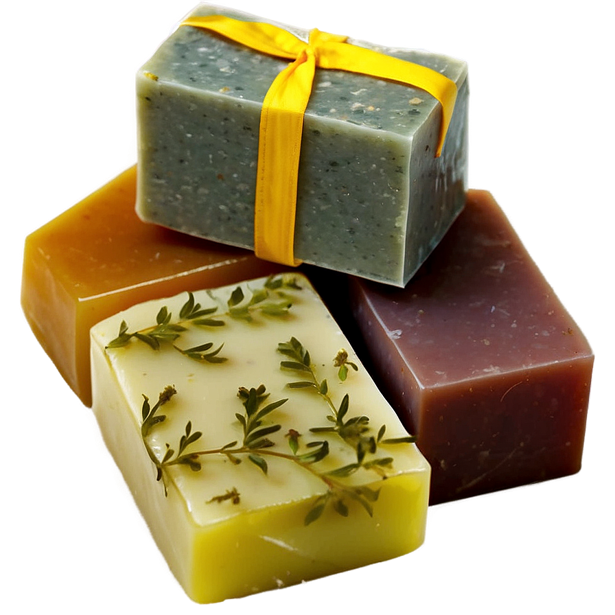 Herbal Soap Assortment Png 05252024 PNG