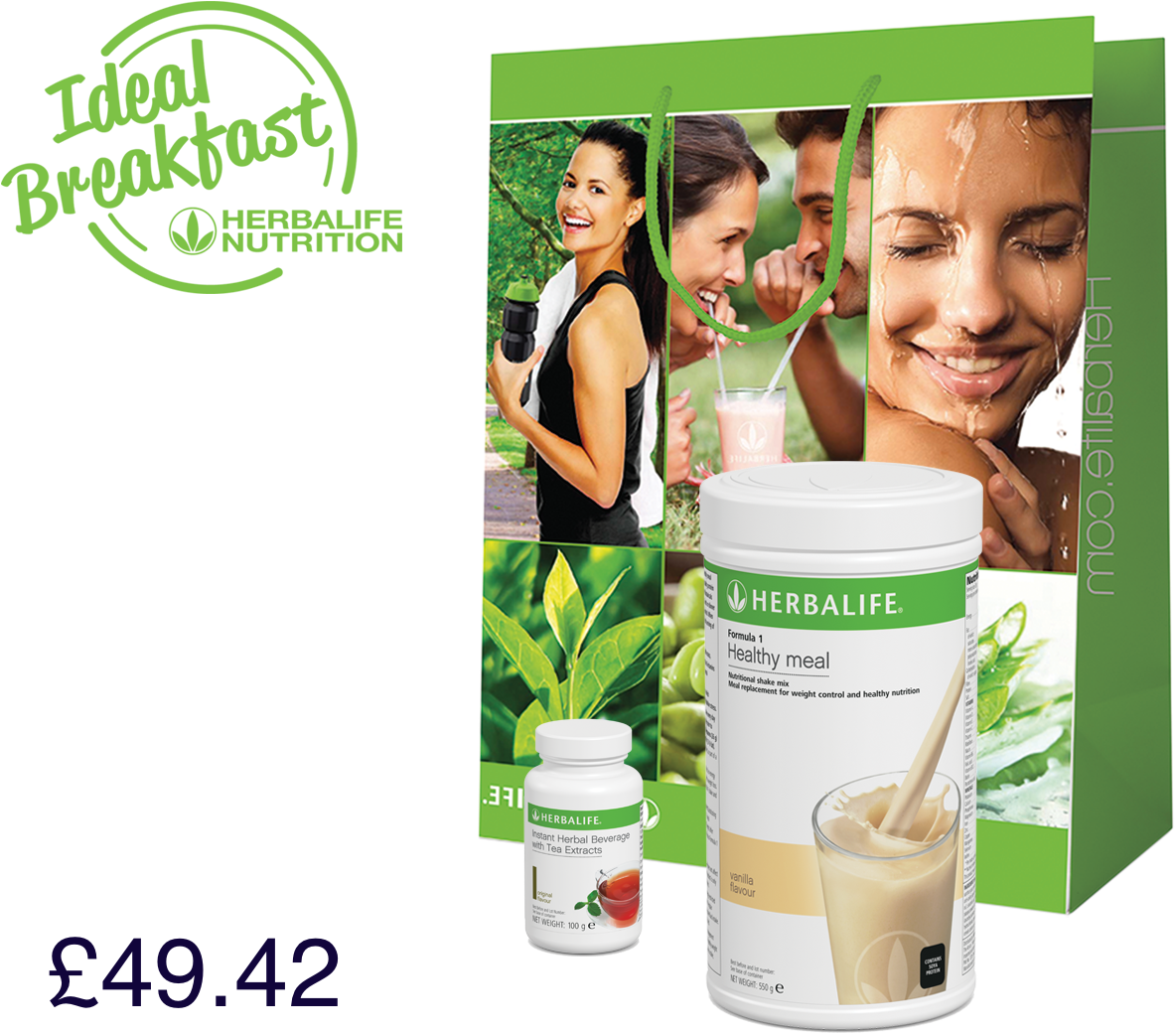 Herbalife Ideal Breakfast Product Display PNG