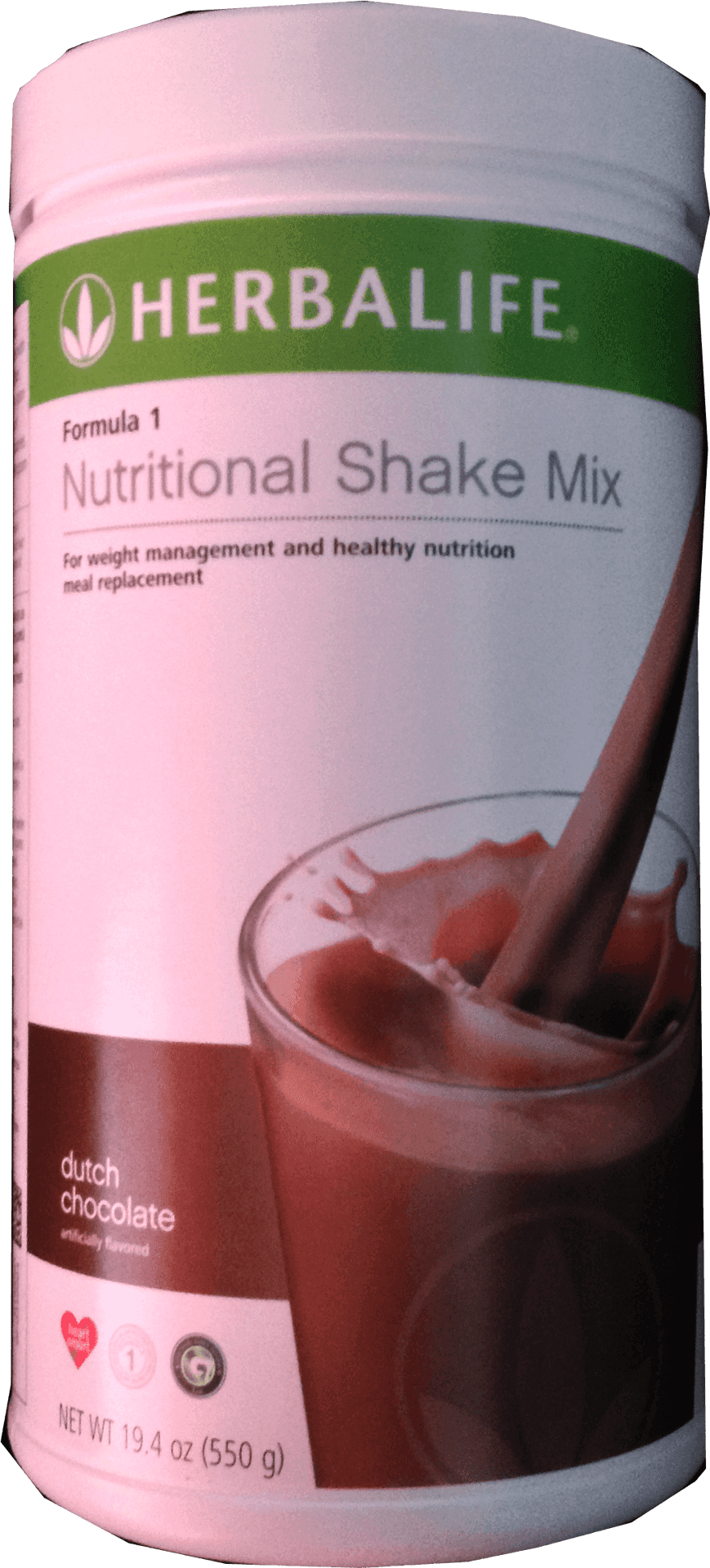 Herbalife Nutritional Shake Mix Dutch Chocolate PNG