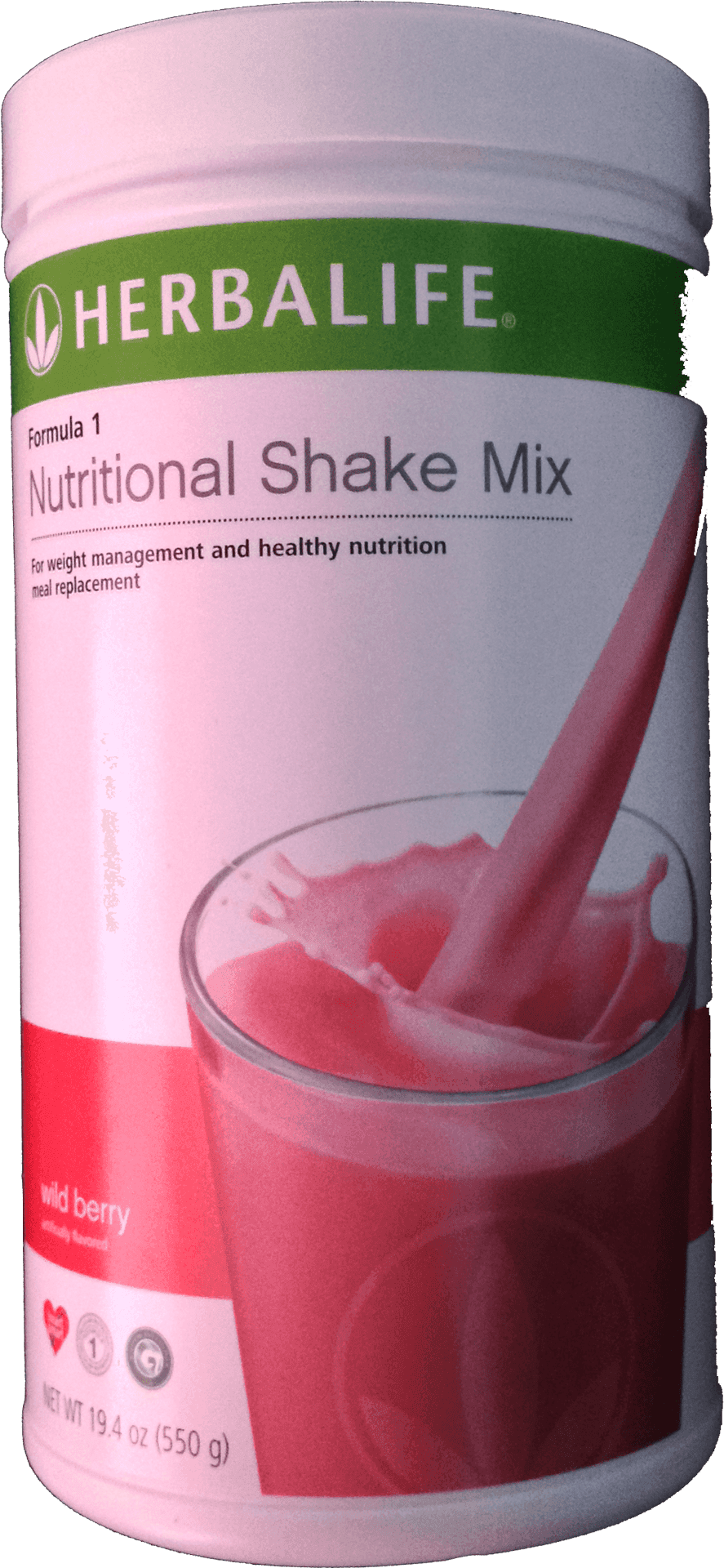 Herbalife Nutritional Shake Mix Wild Berry Flavor PNG