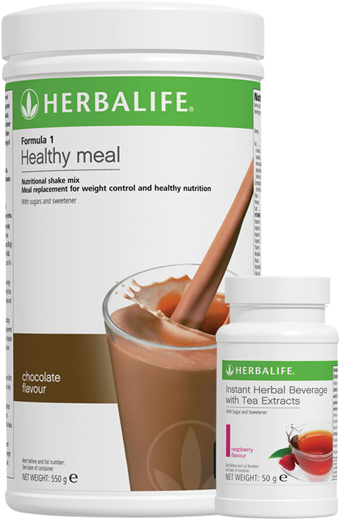 Herbalife Nutritional Shakeand Tea Products PNG