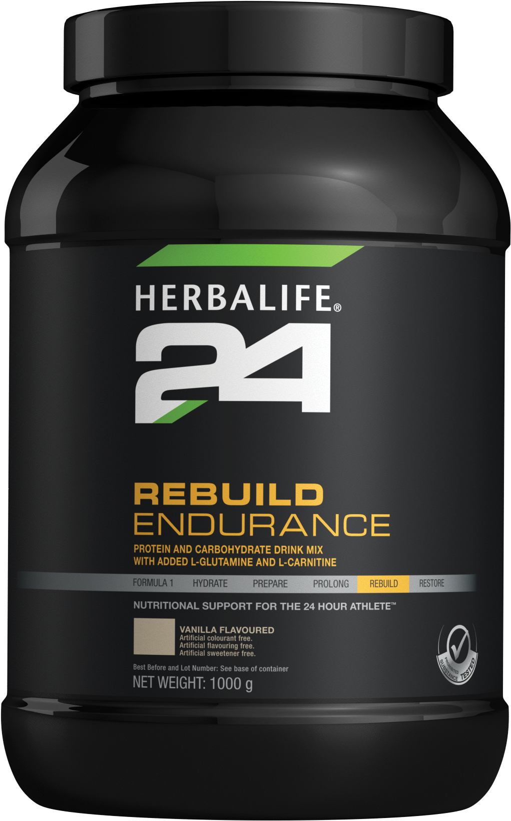 Herbalife Rebuild Endurance Protein Mix PNG
