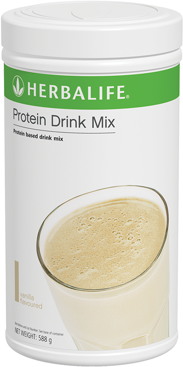 Herbalife Vanilla Protein Drink Mix PNG