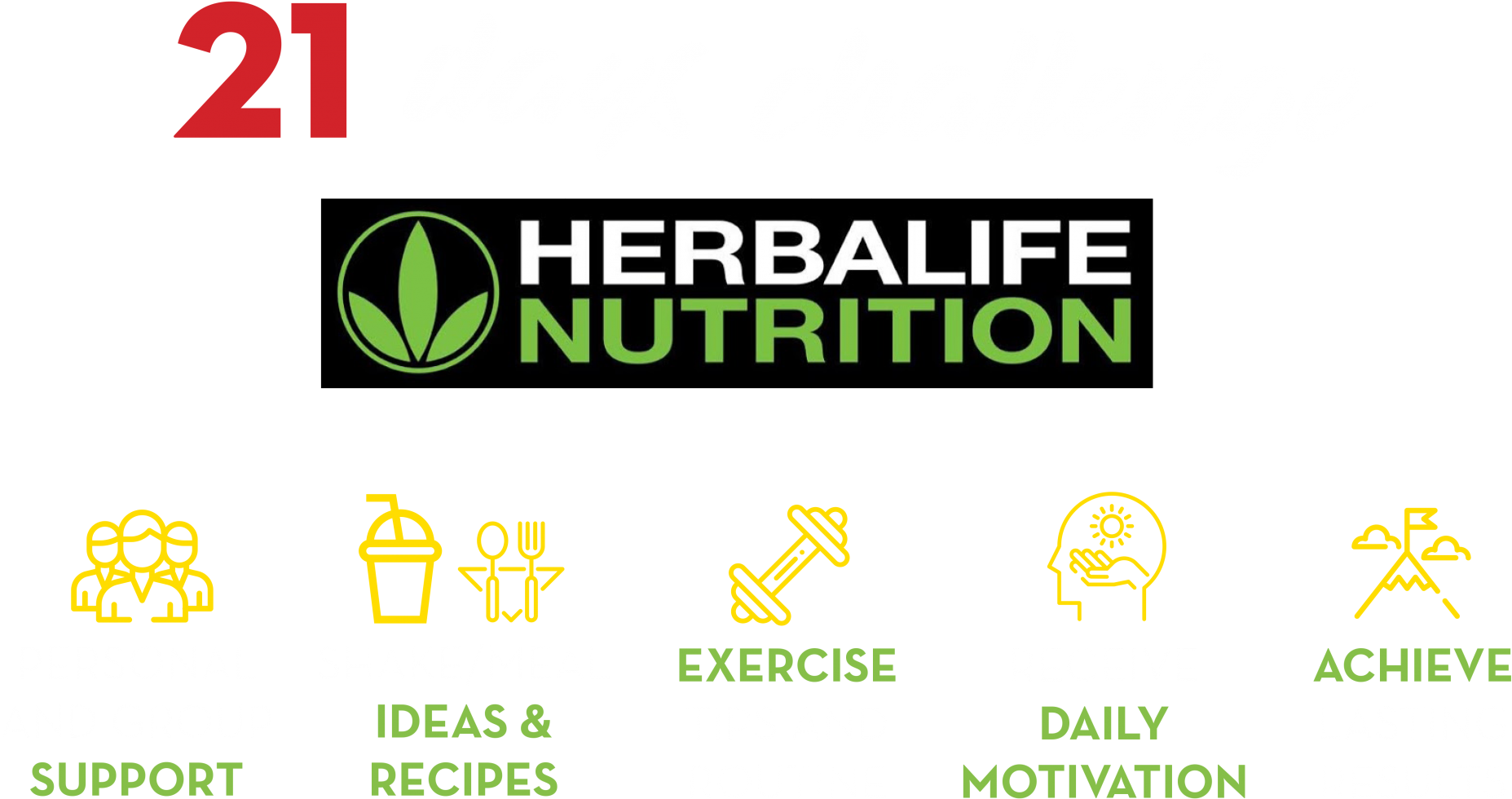 Herbalife21 Day Challenge Graphic PNG