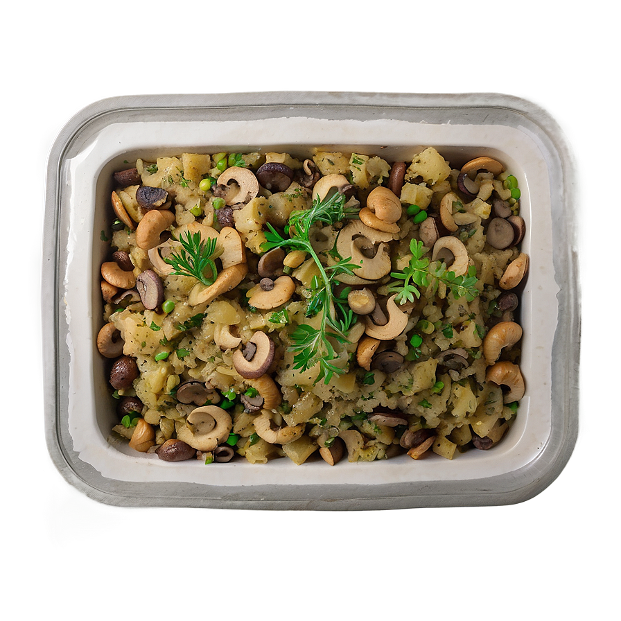 Herbed Stuffing With Mushrooms Png Ssr76 PNG
