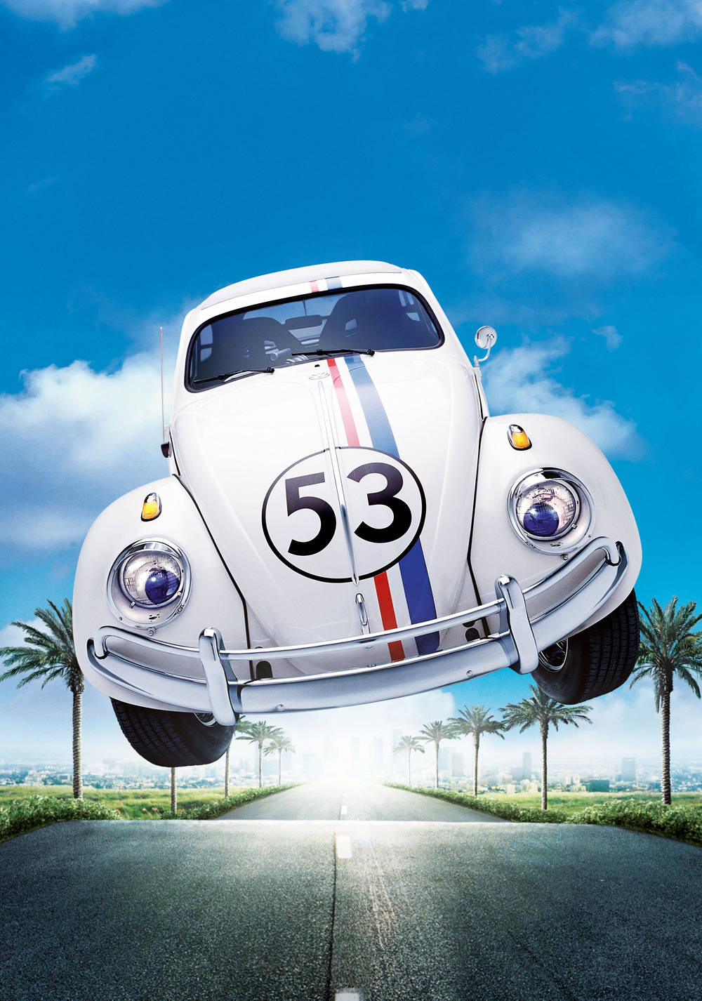 Herbie Fully Loaded Smiling And Jumping Wallpaper