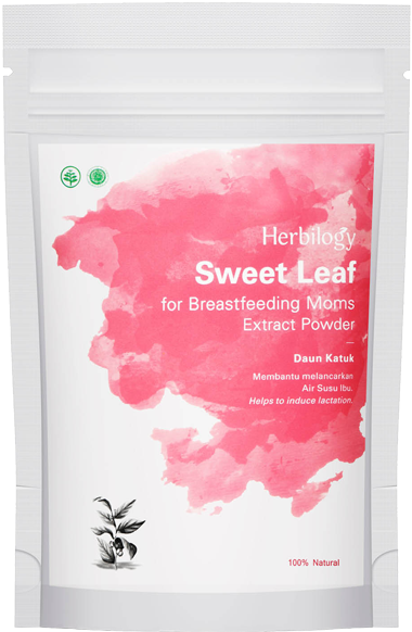 Herbilogy Sweet Leaf Extract Powder Packaging PNG