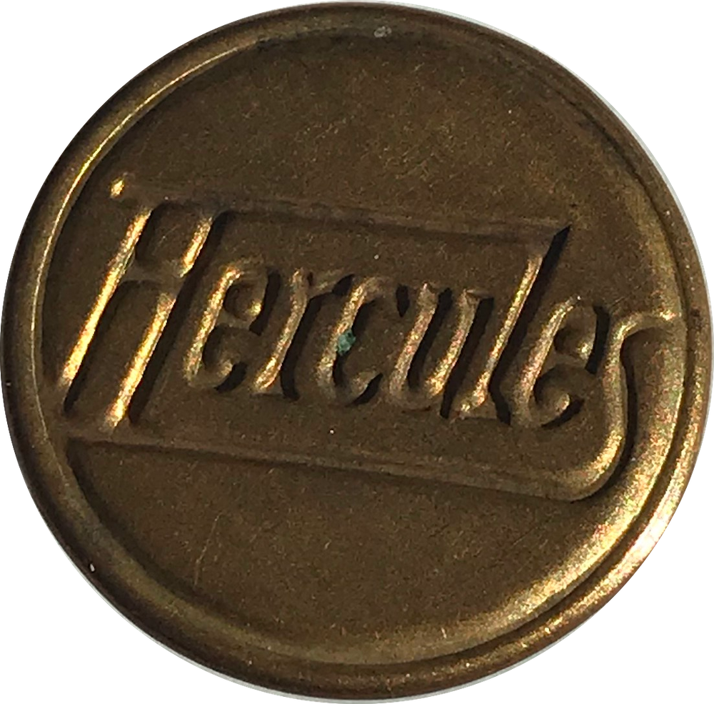 Hercules Branded Metal Button PNG