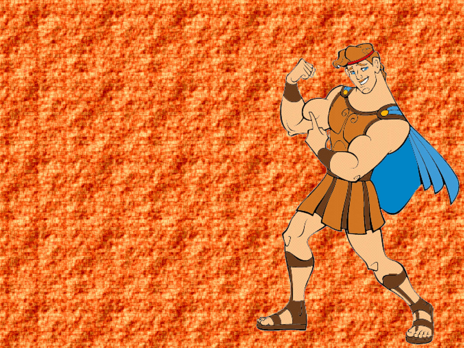 Hercules In Orange Armor Outfit