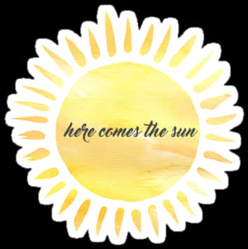 Here Comes The Sun Illustration PNG