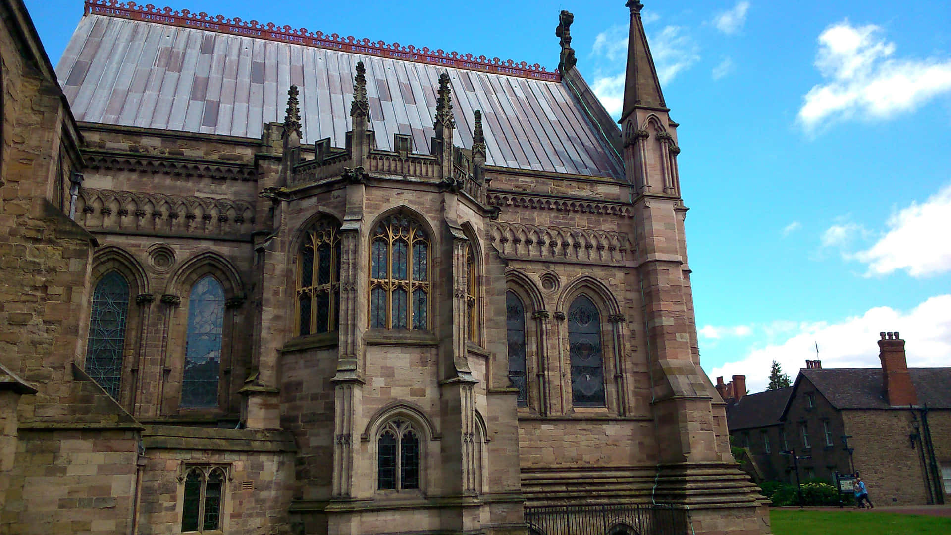 Hereford Cathedral Exterior Architecture Wallpaper
